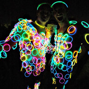 Glow Sticks Costume - Glow In The Dark (158pcs) Best for Parties and Celebrations