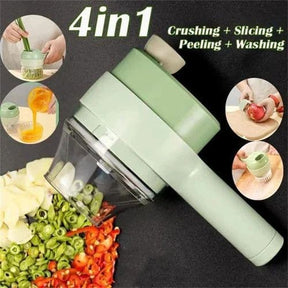 Rechargeable 4 in 1 Electric Vegetable Cutter