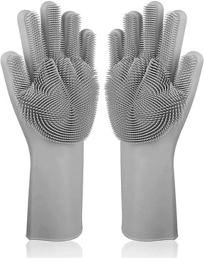 Pair of Silicone Cleaning Gloves