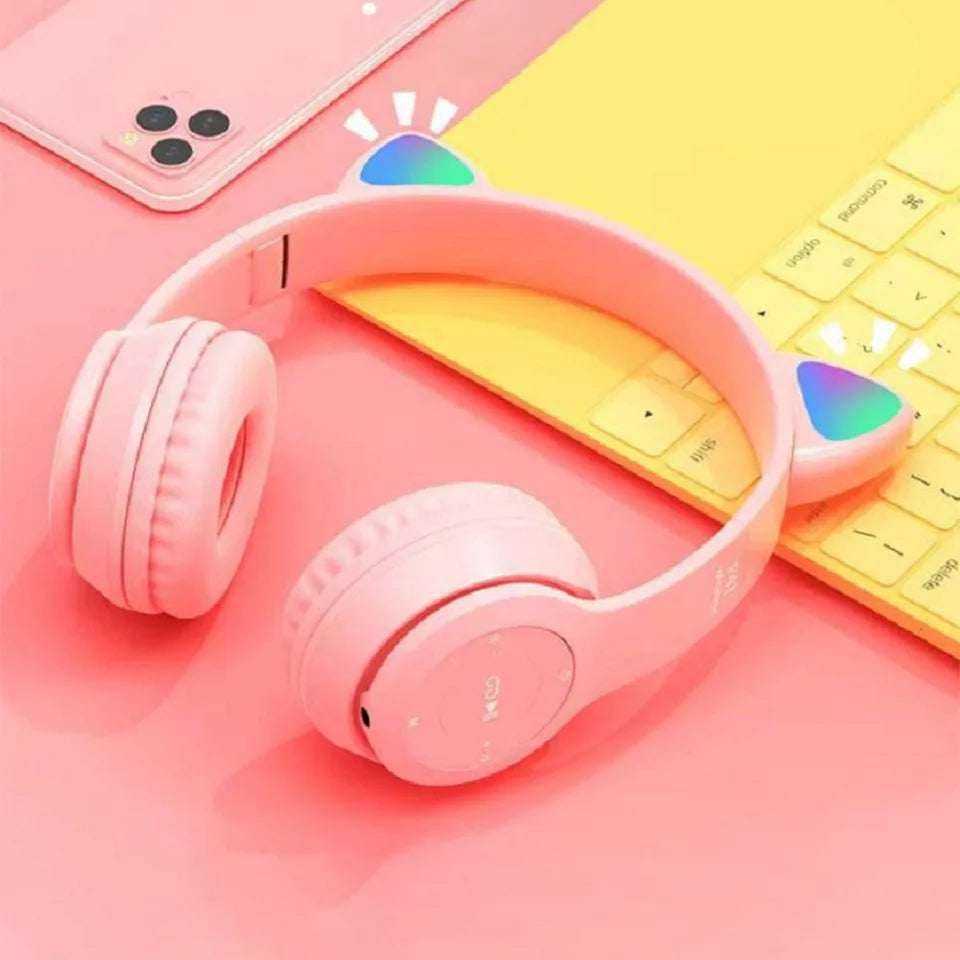 Cute Cat Wireless Headphones