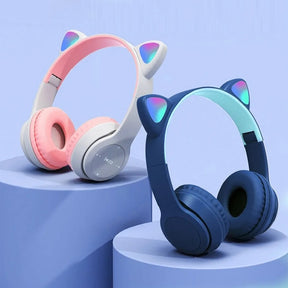 Cute Cat Wireless Headphones