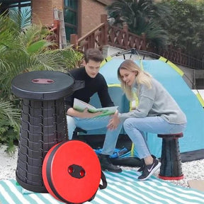 Portable Folding Telescopic Stool