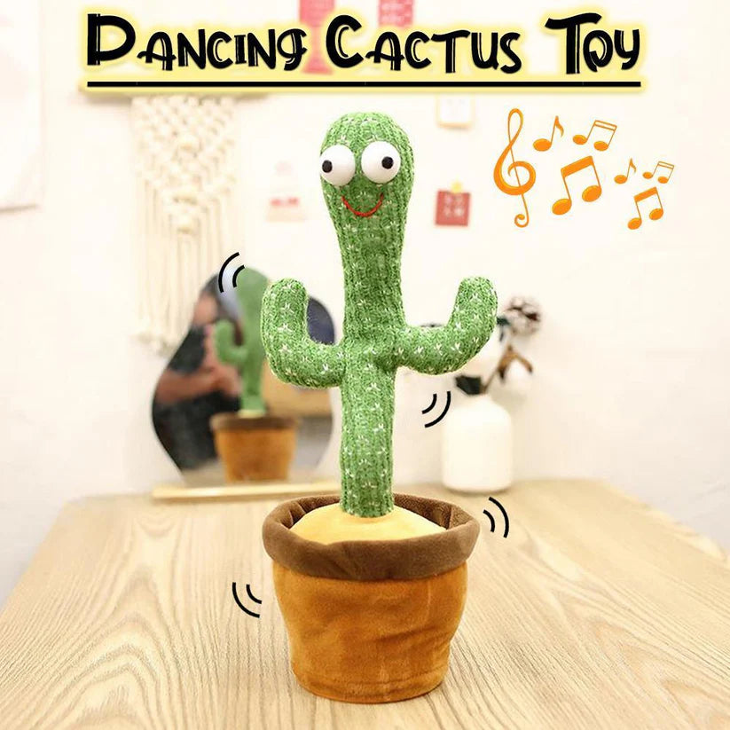 Dancing Cactus Toy with Music & Light