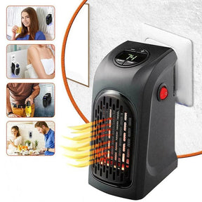 Mini Electric Wall-Outlet Flame Heater Portable