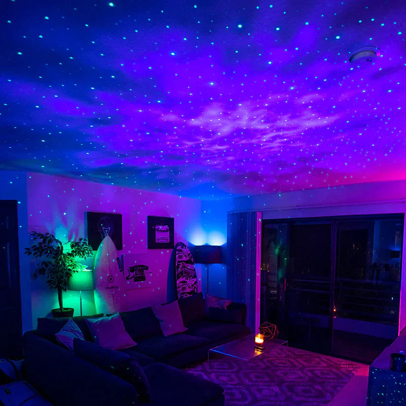 Galaxy Ocean Wave Light Projector