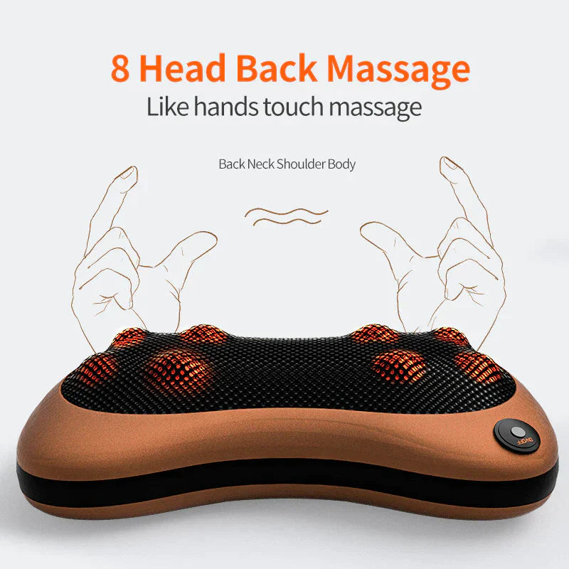 2 in 1 Home and Car Massage Pillow