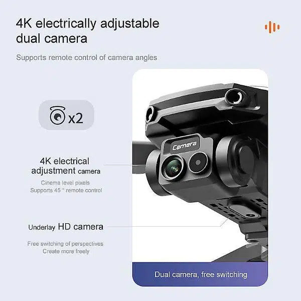 RG100 Pro HD Wifi Camera Drone with Obstacle Avoidance & Brushless Motors