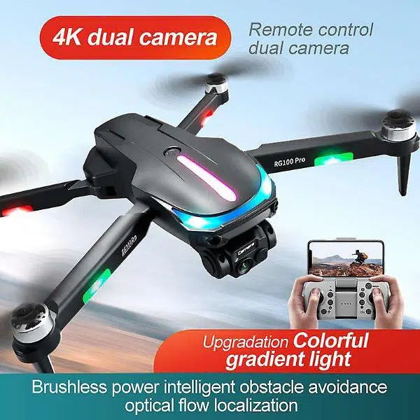 RG100 Pro HD Wifi Camera Drone with Obstacle Avoidance & Brushless Motors