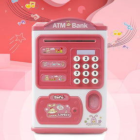 Piggy Bank Money Saving Box with Fingerprint