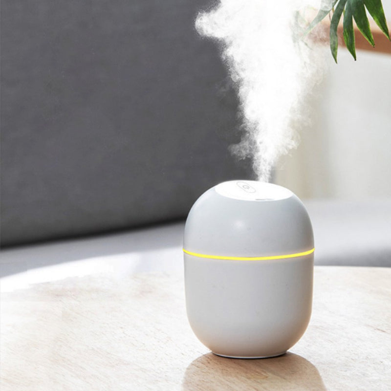 Mini Portable Desktop Humidifier With USB Charging And Led Night Light 200ml