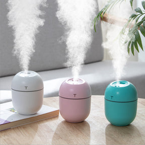 Mini Portable Desktop Humidifier With USB Charging And Led Night Light 200ml