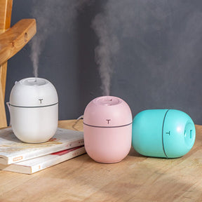 Mini Portable Desktop Humidifier With USB Charging And Led Night Light 200ml