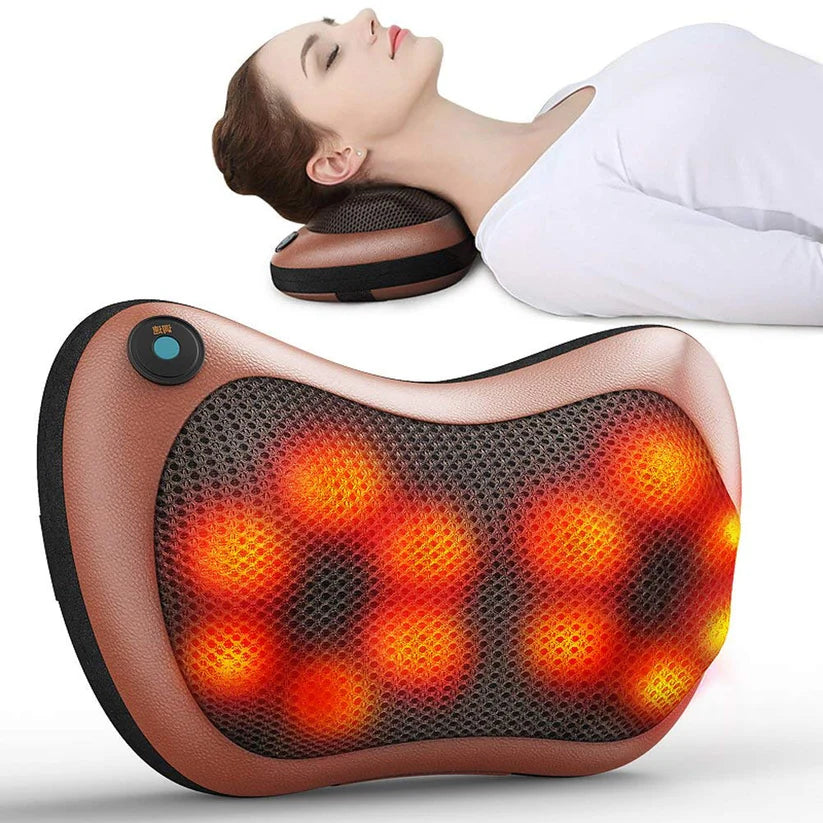 2 in 1 Home and Car Massage Pillow