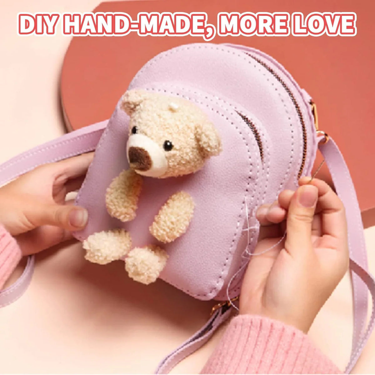 DIY Hand Made Bear Backpack For Kids