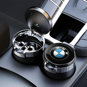 BMW Led Ashtray For Car, Office And Home With Storage Cup