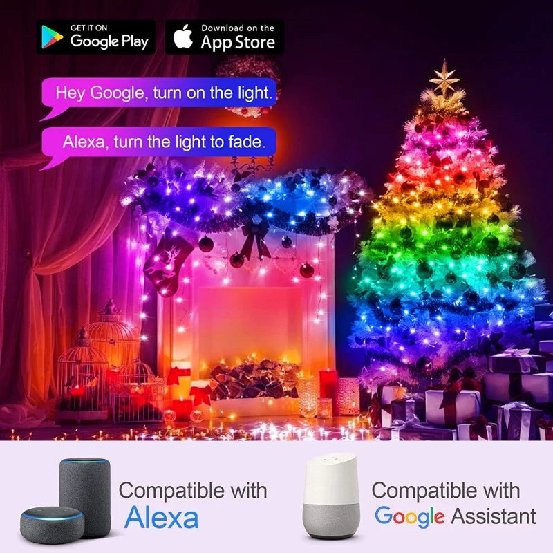 Smart RGB LED Fairy Lights – 5m