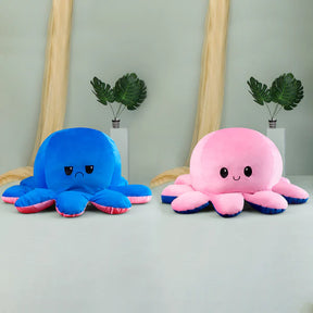 Reversible Octopus Plush | Blue-Pink