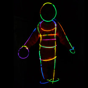 Glow Sticks Costume - Glow In The Dark (158pcs) Best for Parties and Celebrations