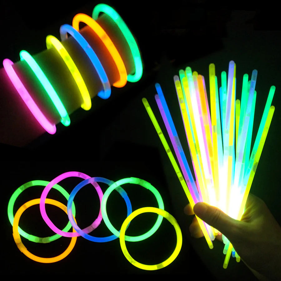 Glow Sticks Costume - Glow In The Dark (158pcs) Best for Parties and Celebrations