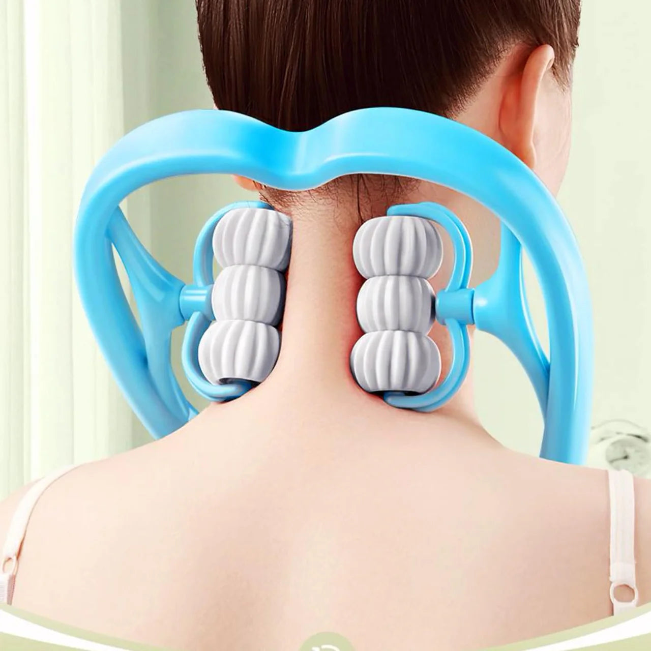 6 Balls Squeezer Neck Massager Roller