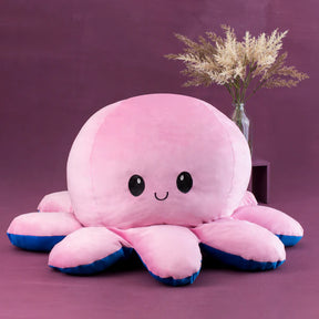 Reversible Octopus Plush | Blue-Pink