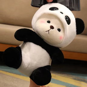 Hoodie Cap Bear Panda Plush Toy 45cm