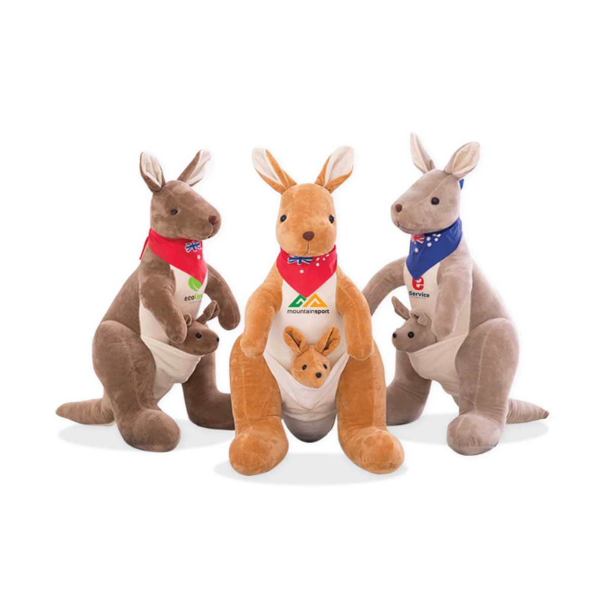 Kangaroo With Baby Plush Toy for Kids