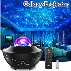 Galaxy Ocean Wave Light Projector