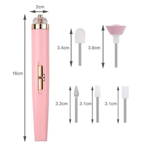 Finishing Touch Flawless Salon Nails Kit, Electronic Nail File And Manicure And Pedicure Tool