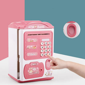 Piggy Bank Money Saving Box with Fingerprint