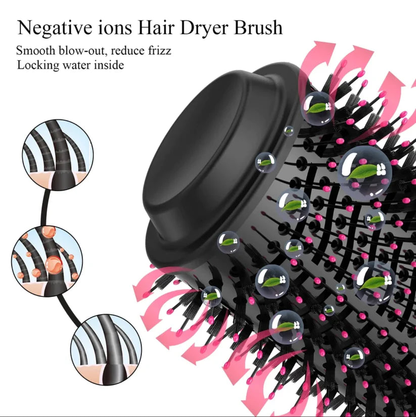 One Step Hot Air Brush 3 in 1 (Dryer + Styler)