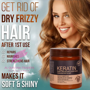 Keratin Hair Mask Brazil Nut for Healthy Scalp 500ml