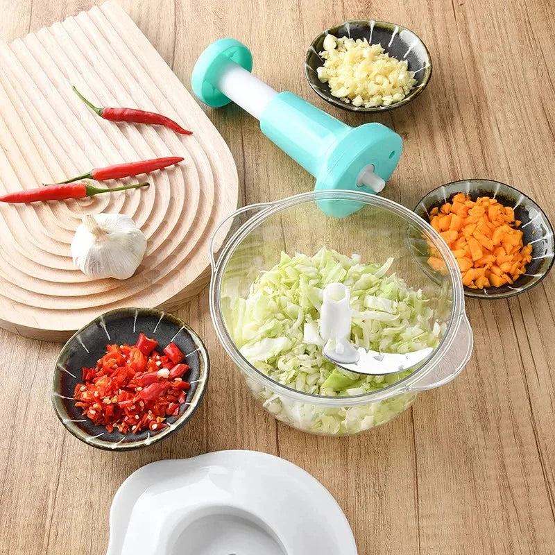 Multifunction Hand Press Manual Vegetable Chopper