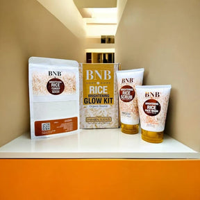 BNB Whitening Rice Extract Bright & Glow Kit