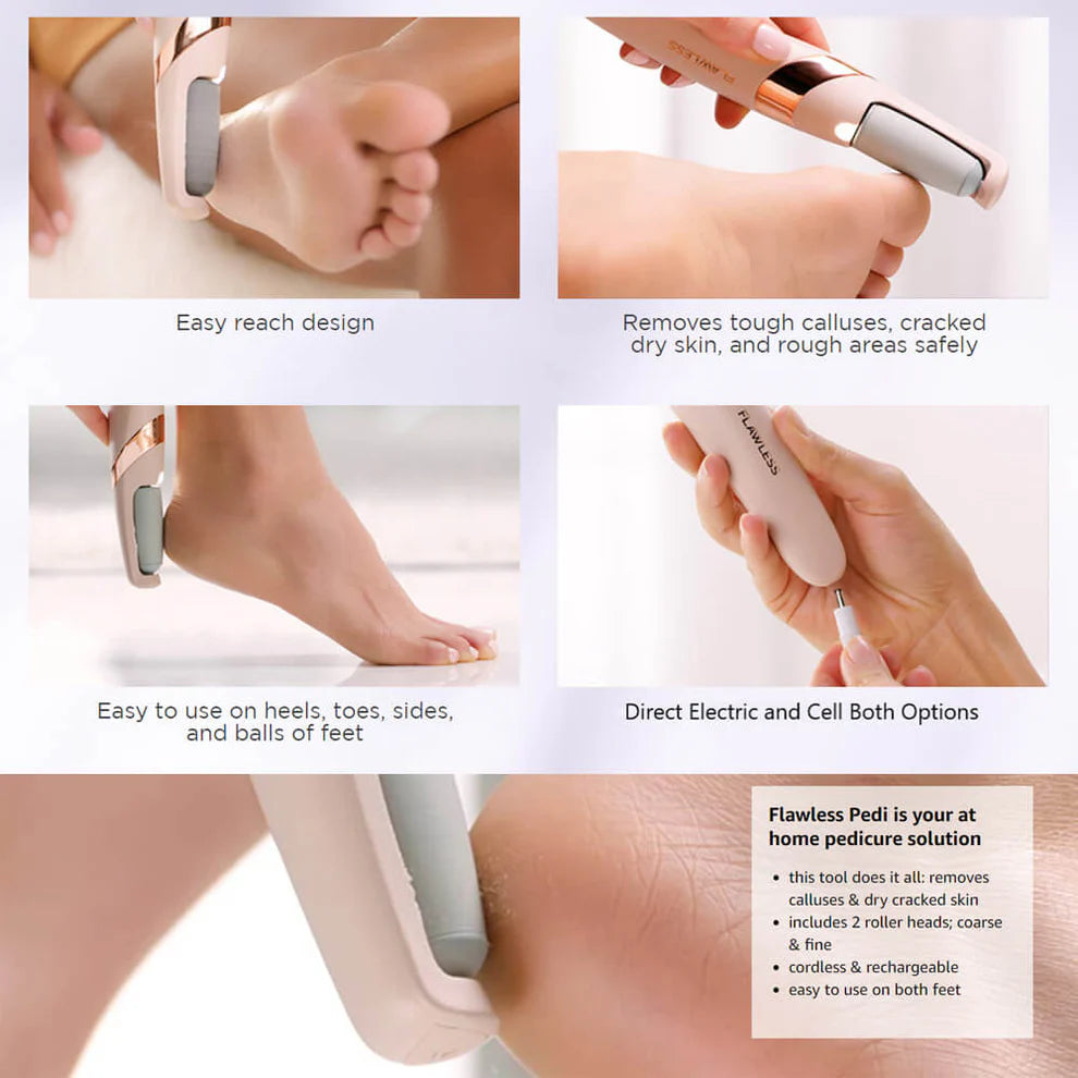 Finishing Touch Pedi Electronic Cordless Tool For Pedicure