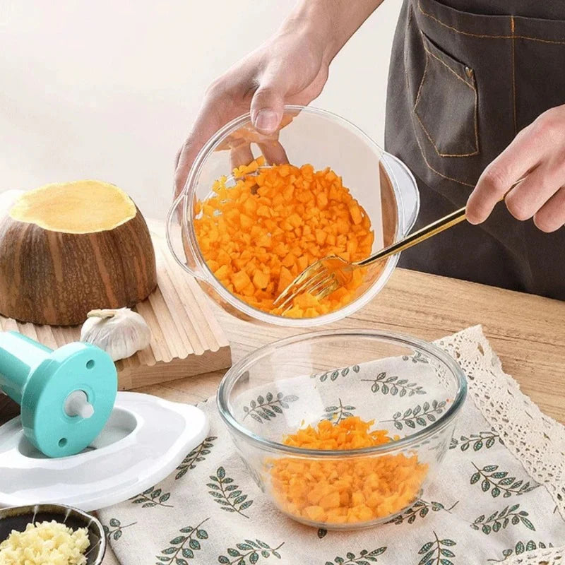 Multifunction Hand Press Manual Vegetable Chopper