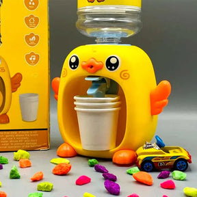 Mini Cute Simulation Duck Water Dispenser Toy Drinking Fountain Educational Play For Children