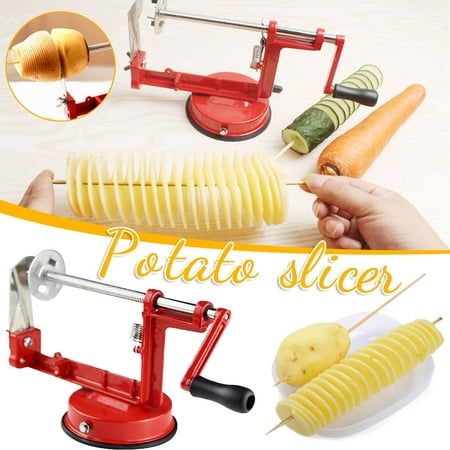 Stainless Steel Potato Spiral Cutting Machine