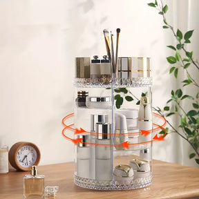 360 Degree Rotating Makeup Organizer