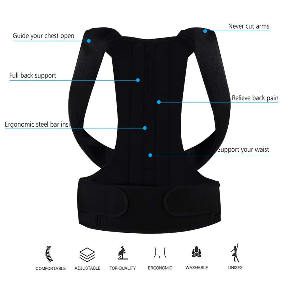 Body Posture Corrector Belt For Men And Women