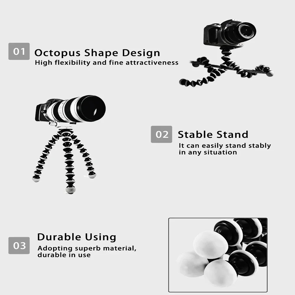 Universal Gorilla Tripod for Camera and Mobile