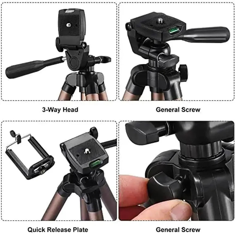 3120 Tripod Stand for Camera with Mobile Holder