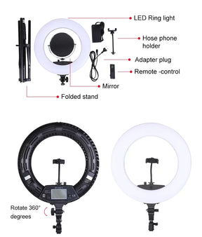 26cm Ring Light With Stand