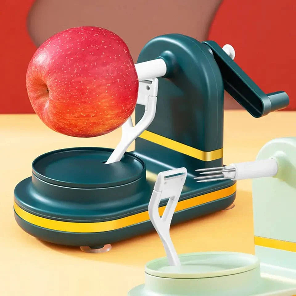 Manual Fruit Peeler Multifunctional Apples Peeler Slicer With Spare Blades