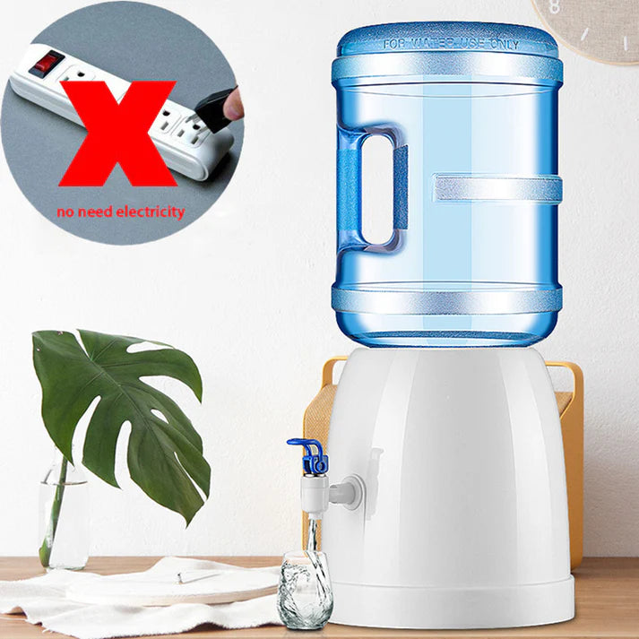 Non-Electric Mini Desktop Water Dispenser For 19 liter Water Bottle