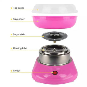 Portable Cotton Candy Machine, Cotton Candy Maker, Mini Electric Sweet Machine