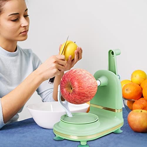 Manual Fruit Peeler Multifunctional Apples Peeler Slicer With Spare Blades