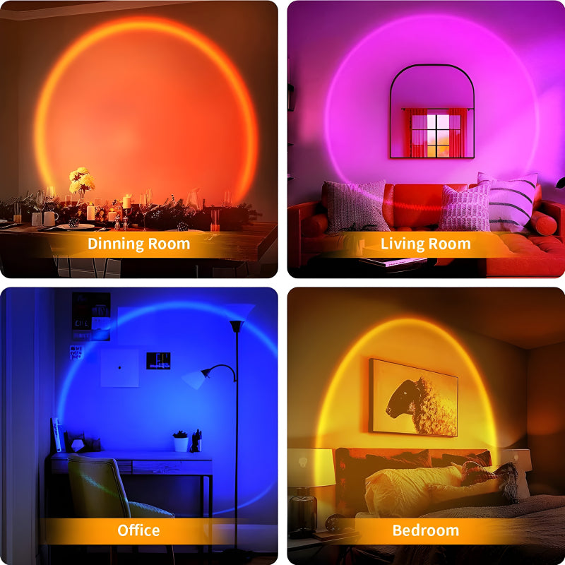 16 Color Sunset Lamp with Remote