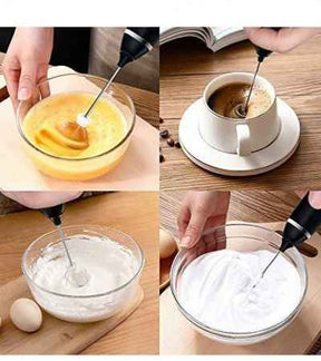 2 in 1, USB Rechargeable, 3-Speed Adjustable Milk Frother