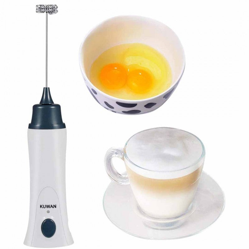 Electric Milk Frother Rechargeable Handheld Coffee Mixer